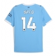 Manchester City Nico Gonzalez #14 Domaci Dres 2025-26 Kratak Rukav